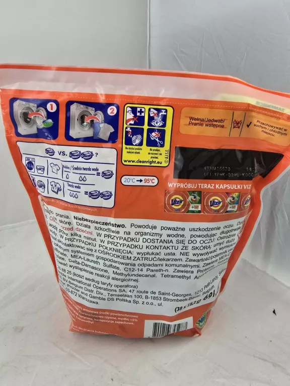 KAPSUŁKI VIZIR DO KOLORU 38 SZT