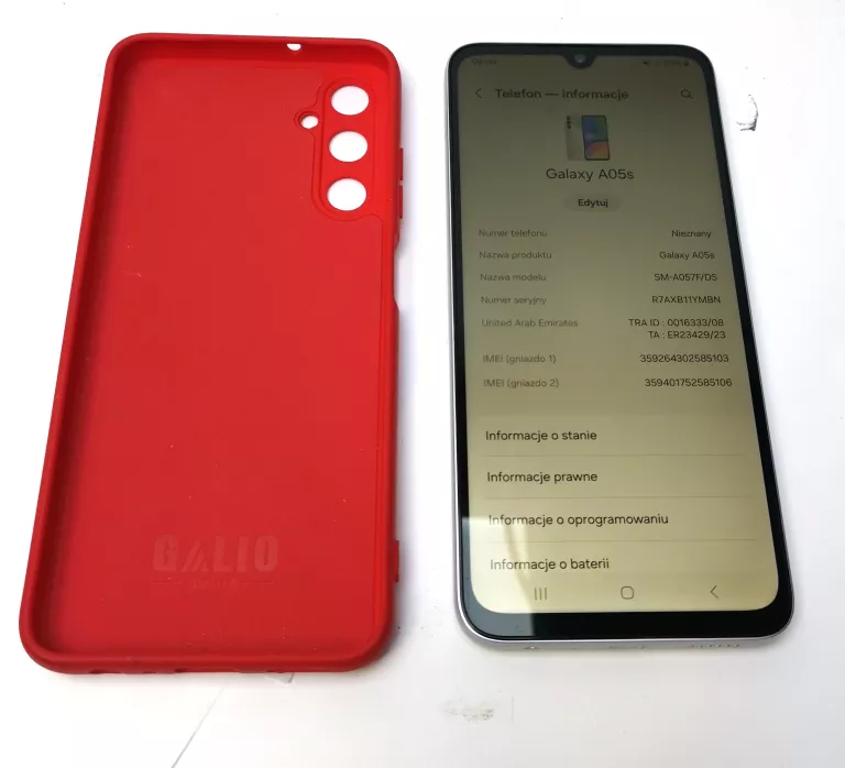 TELEFON SAMSUNG GALAXY A05S ETUI 359264302585103