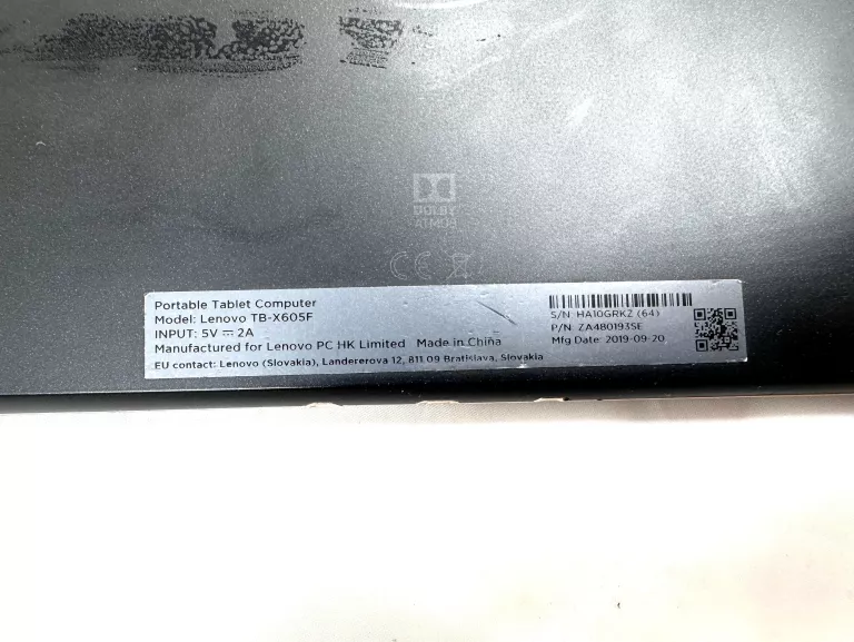 TABLET LENOVO TB-X605F 3/32GB