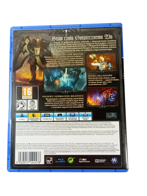 PS4 DIABLO III ULTIMATE EVIL EDITION
