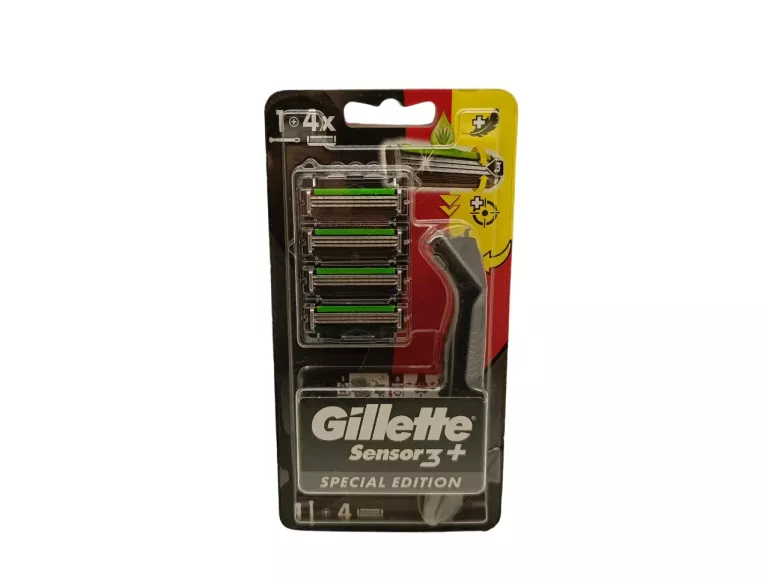 GILLETTE SENSOR 3+ SPECIAL EDITION MASZYNKA DO GOLENIA Z WKŁADAMI 1+4
