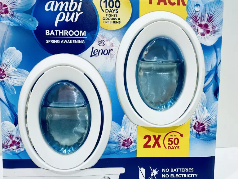 AMBI PUR BATHROOM ODŚWIEŻACZ DYFUZOR 2X 7,5ML LENOR SPRING AWAKENING 100DN