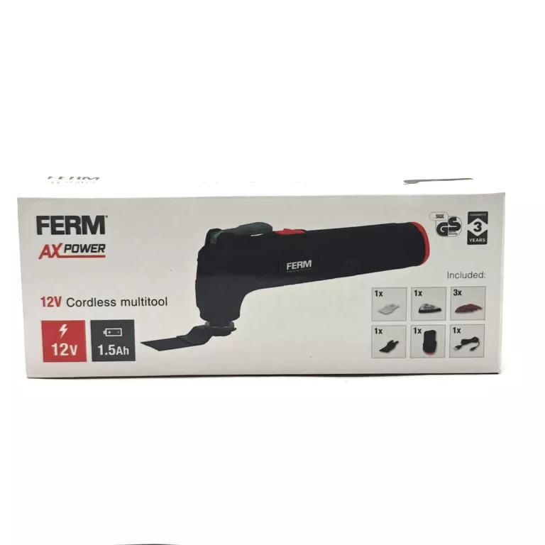 FERM MULTITOOL 12V BEZPRZEWODOWE NARZĘDZIE WIELOFUNKCYJNE OTM1018