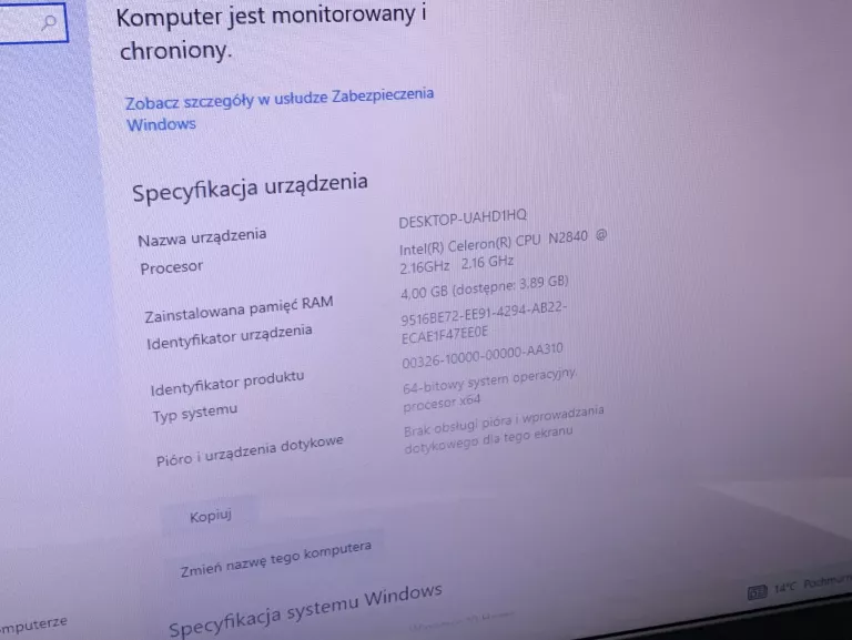 LAPTOP ASUS X553M CELERON 500HHD/4RAM