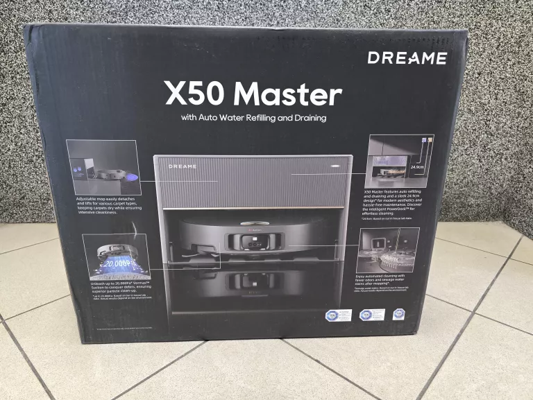 ROBOT SPRZĄTAJĄCY DREAME X50 MASTER WITH AUTO WATER REFILLING AND DRAINING