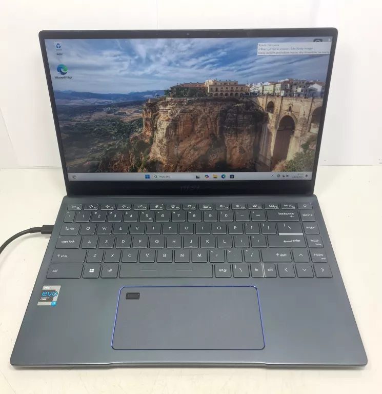 LAPTOP MSI PRESTIGE 14 " INTEL CORE I7 16 GB / 512 GB SZARY
