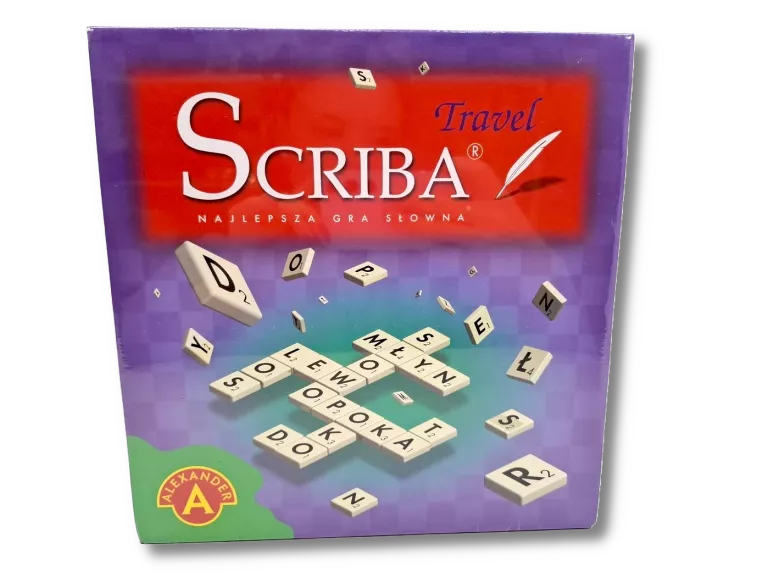 GRA SCRIBA TRAVEL PLANSZOWA SŁOWNA RODZINNA HASŁA