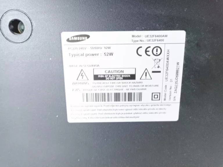 TELEWIZOR SAMSUNG UE32F6400/PILOT