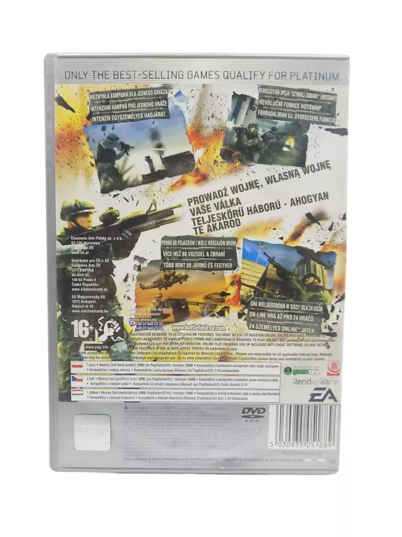 BATTLEFIELD 2 MODERN COMBAT GRA NA PS2