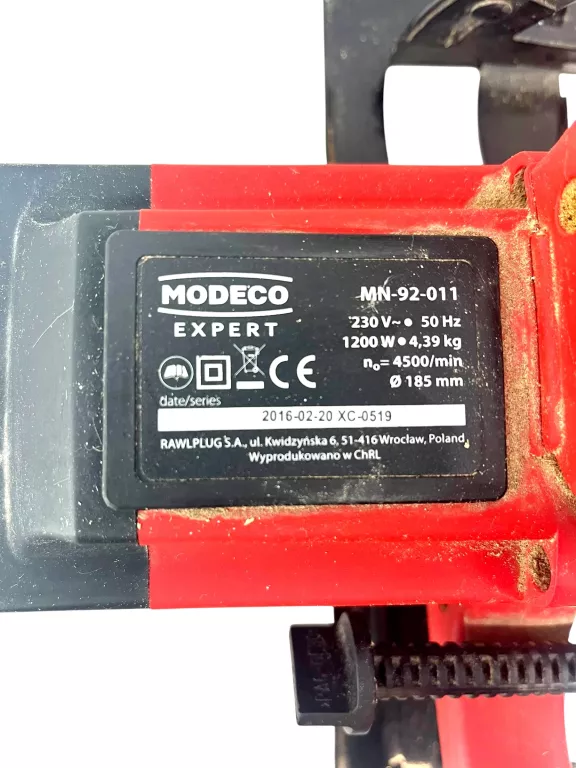 PILARKA TARCZOWA MODECO EXPERT MN-92-011 1200W