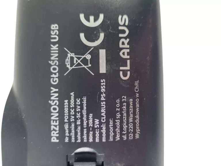 GŁOŚNIK CLARUS BLUETOOTH