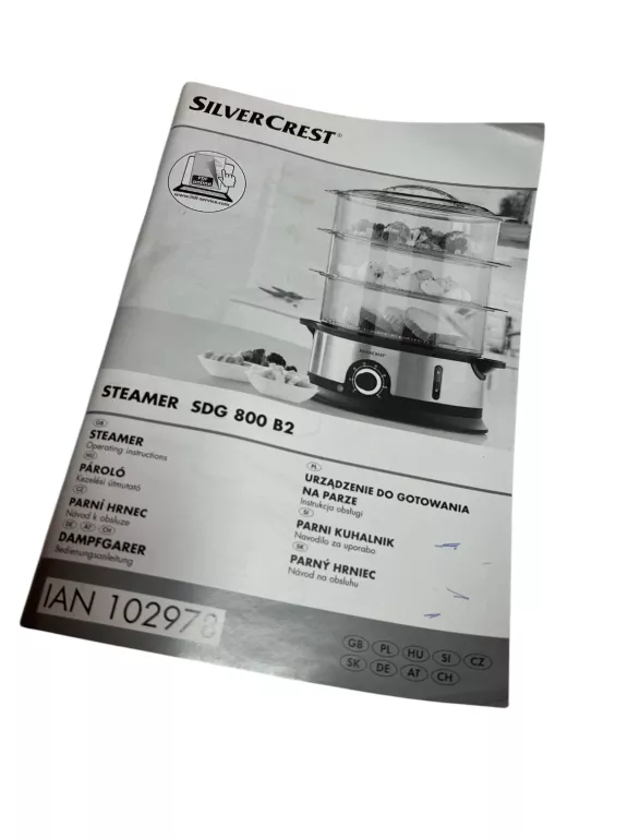 PAROWAR SILVERCREST SDG 800 B2 / ZESTAW
