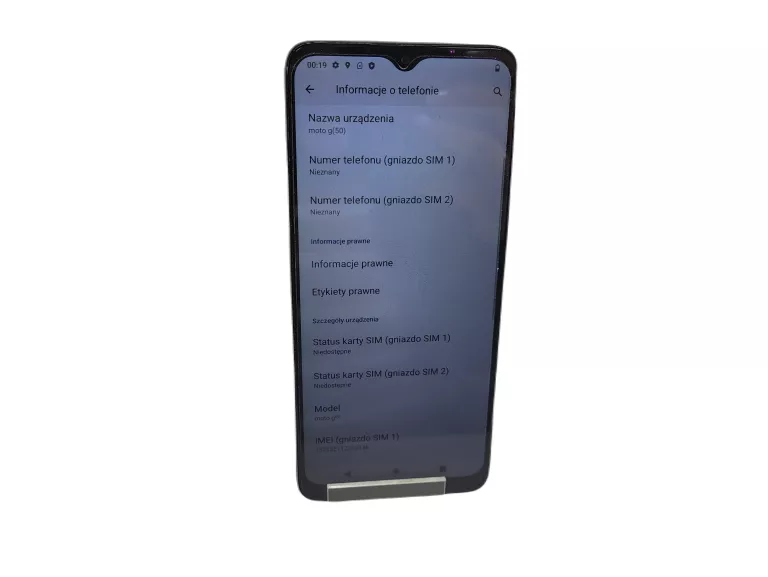 TELEFON MOTOROLA MOTO G50 4GB / 64 GB STEEL GREY KOMPLET 6,5" DUAL SIM