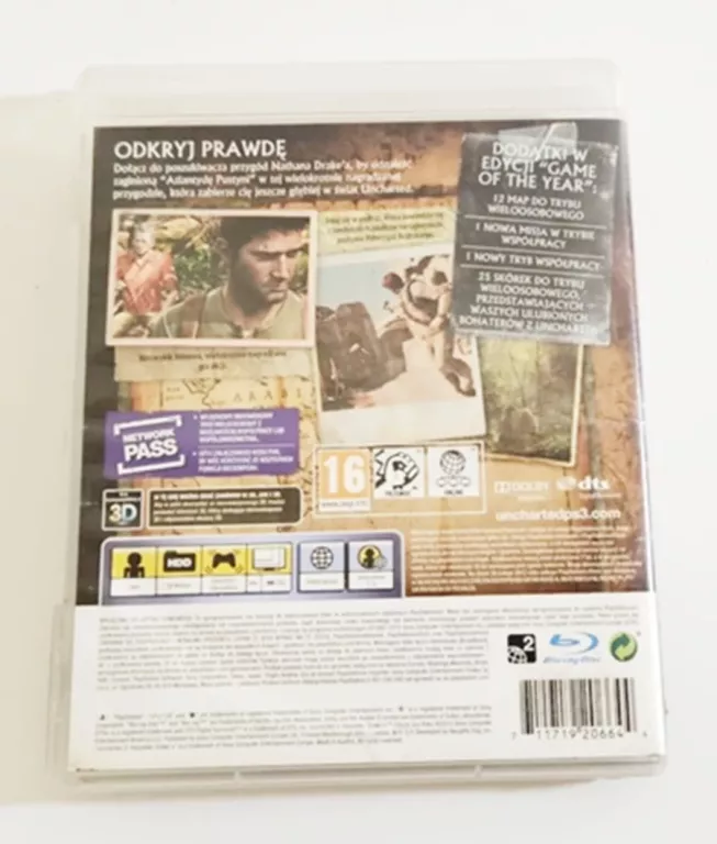 GRA NA PLAYSTATION 3 UNCHARTED 3 OSZUSTWO DRAKE'A