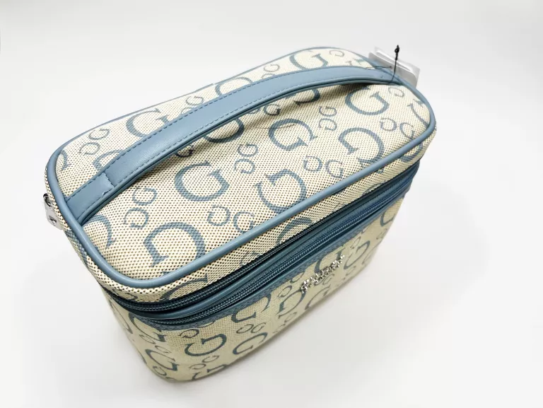KOSMETYCZKA GUESS LOS ANGELES KUFEREK - PALE DENIM