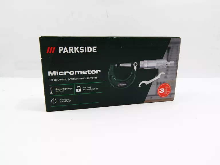 MIKROMETR PARKSIDE 0-25 MM
