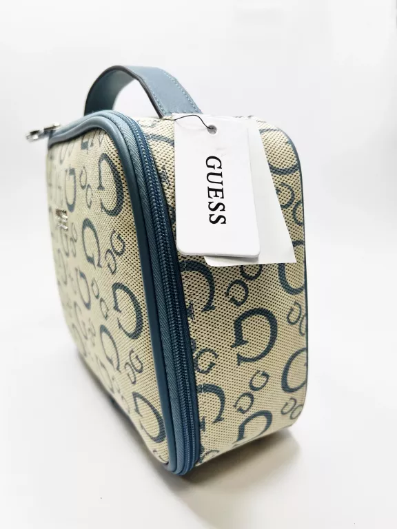 KOSMETYCZKA GUESS LOS ANGELES DUŻA - PALE DENIM