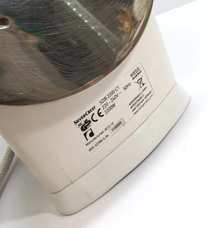 ŻELAZKO - SILVERCREST SDB 2200 C1 - 2200 W