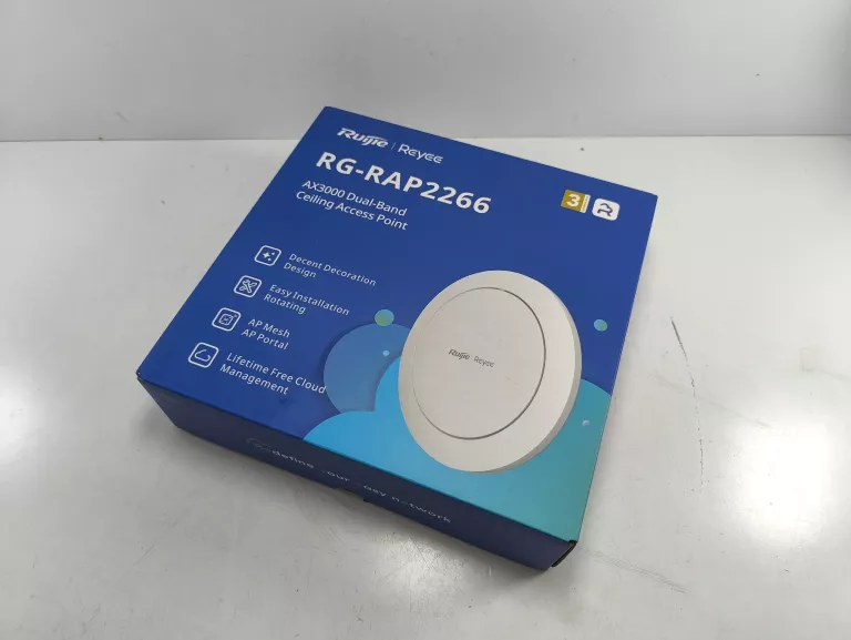 ACCESS POINT RUIJIE REYEE RG-RAP2266 AX3000 WIFI 6 PUD #IGŁA