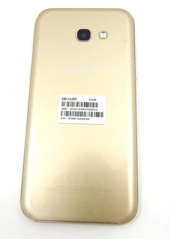 TELEFON SAMSUNG GALAXY A5 2017 SM-A520F ZŁOTY 3/32 GB