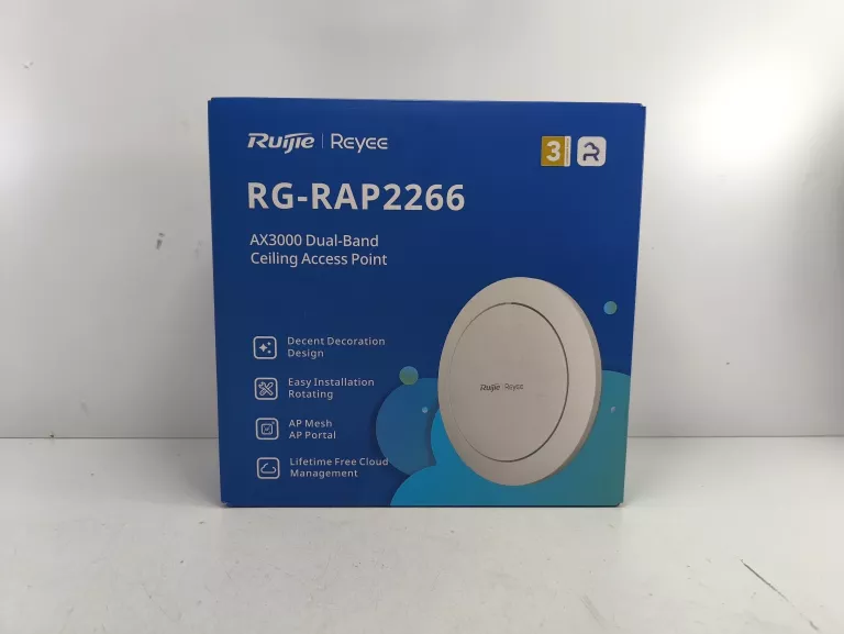 ACCESS POINT RUIJIE REYEE RG-RAP2266 AX3000 WIFI 6 PUD #IGŁA