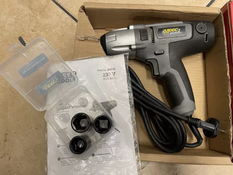 KLUCZ ELEKTRYCZNY UDAROWY MEEC TOOLS 400NM 1/2