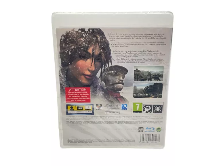 GRA SYBERIA COLLECTION SONY PLAYSTATION 3 - ZAFOLIOWANA!