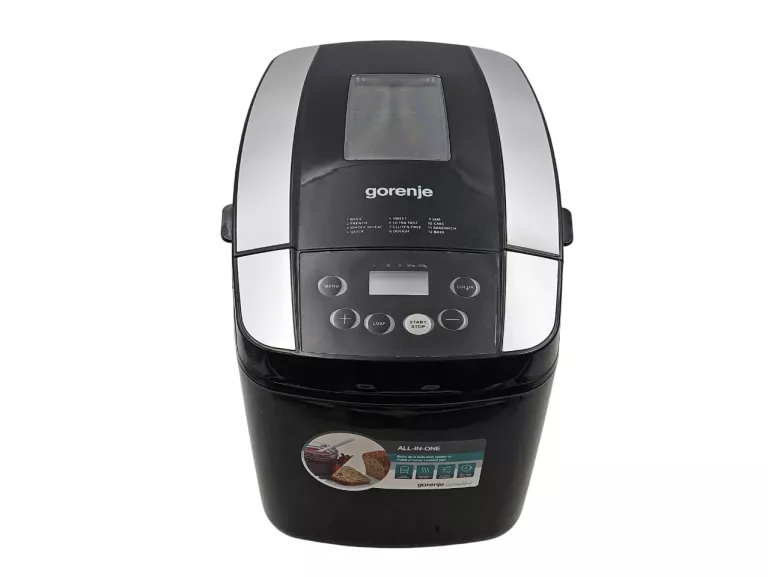 WYPIEKACZ DO CHLEBA GORENJE BM1210BK 800W