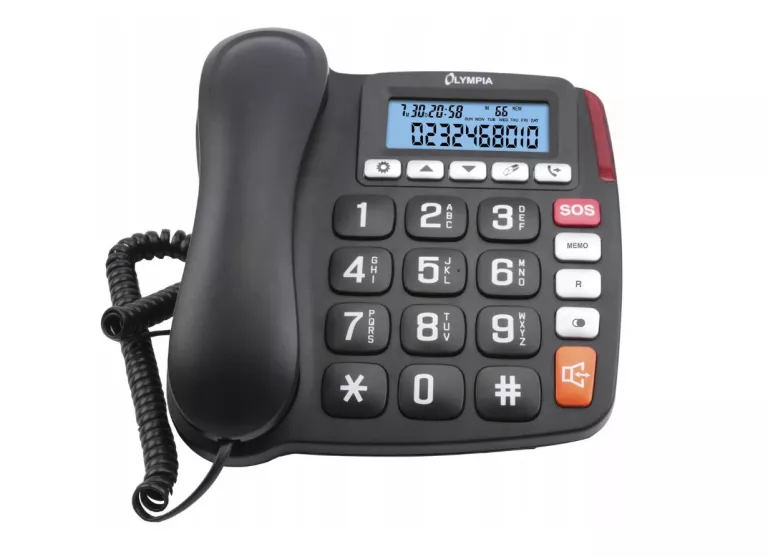 TELEFON PRZEWODOWY OLYMPIA 4520 - CZARNY