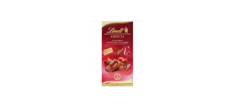 LINDT KIRSCH MLECZNA CZEKOLADA 100G