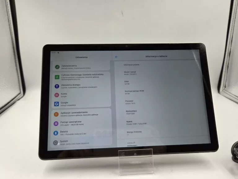 TABLET LENOVO TAB M10 (3RD GEN) + ŁADOWARKA