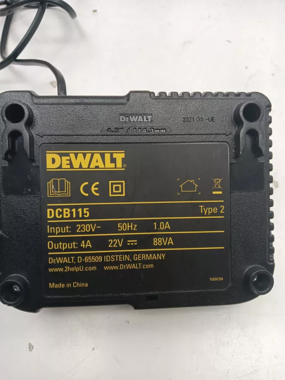 DEWALT DCG406 SZLIFIERKA KĄTOWA 125MM 18V