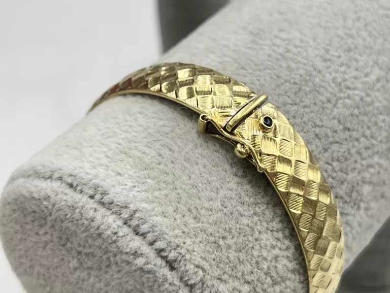 sliczna-zlota-bransoletka-sztywna-kolo-fasetowana-wg1486-p750-stan-11323-2