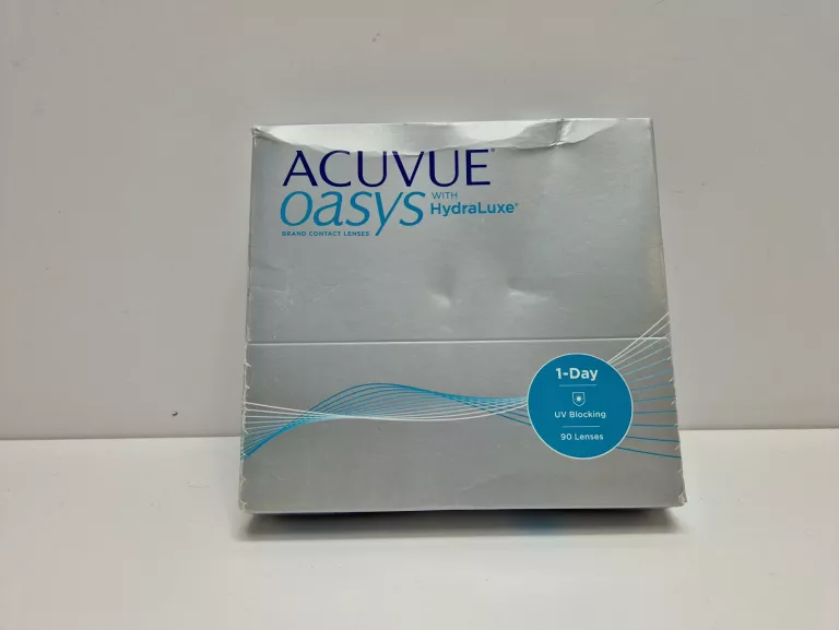 SOCZEWKI KONTAKTOWE JEDNODNIOWE ACUVUE OASYS 1-DAY 90 SZT BC 8,5 MOC -3,75