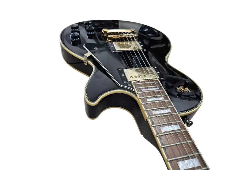 GITARA ELEKTRYCZNA EPIPHONE LP CUSTOM PRO EB + MARSHALL MICROSTACK MS-4