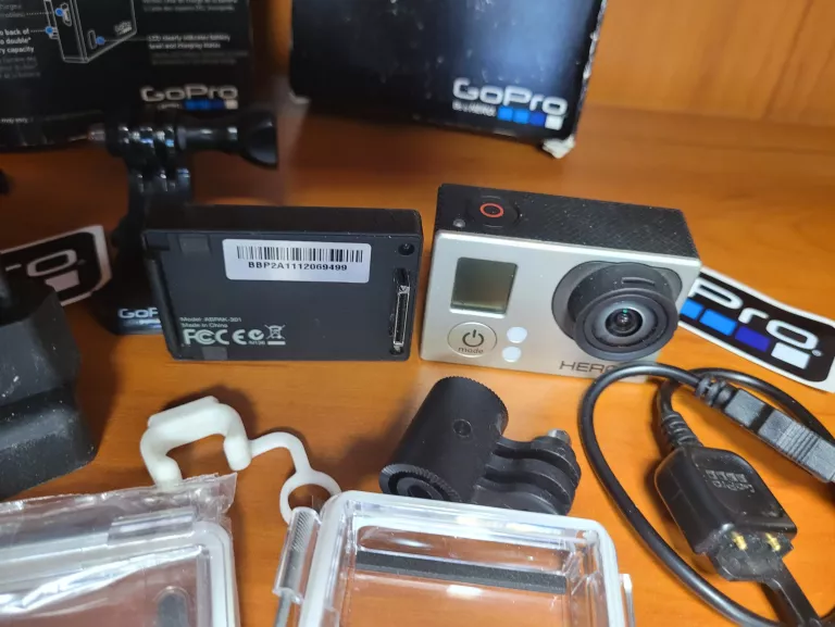 GOPRO HERO 3,BACPAC, PILOT, KABEL, OSŁONA, KOŃCÓWKI, KOMPLET