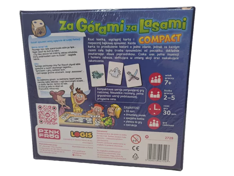 GRA PLANSZOWA PINK FROG ZA GÓRAMI ZA LASAMI COMPACT