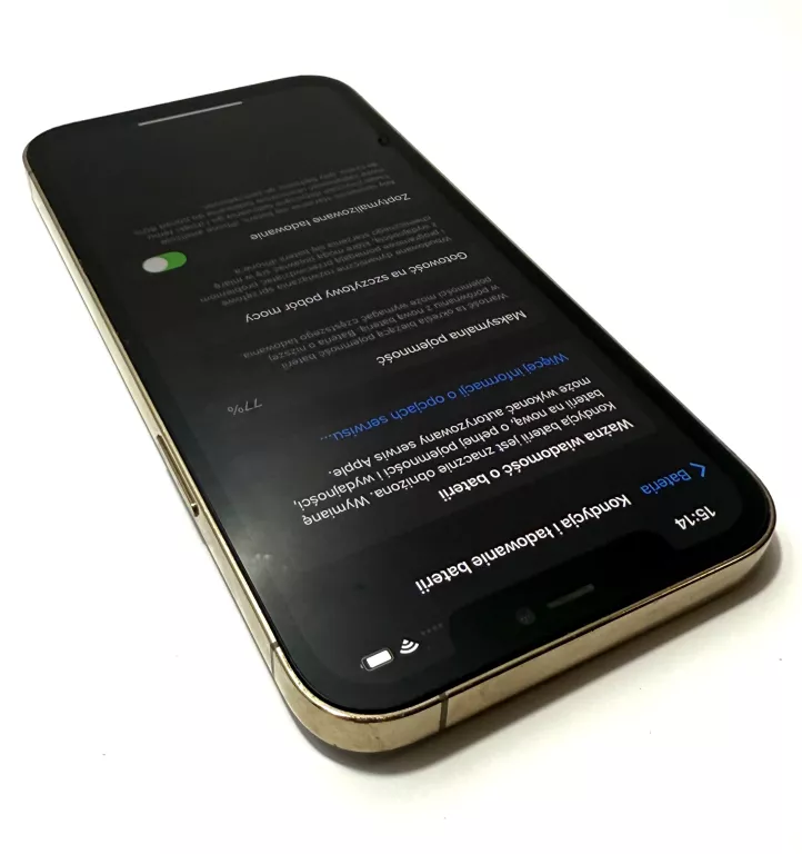 TELEFON APPLE IPHONE 12 PRO MAX/SKŁADAK/BAT.77%