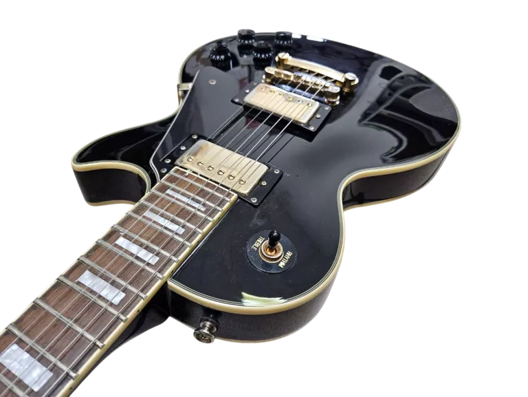 GITARA ELEKTRYCZNA EPIPHONE LP CUSTOM PRO EB + MARSHALL MICROSTACK MS-4