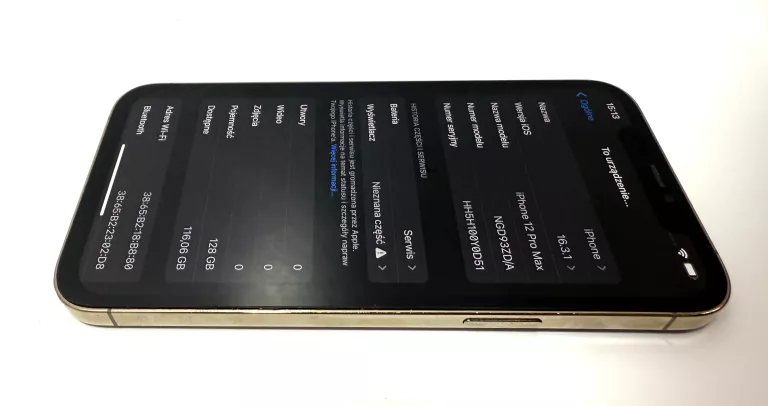 TELEFON APPLE IPHONE 12 PRO MAX/SKŁADAK/BAT.77%