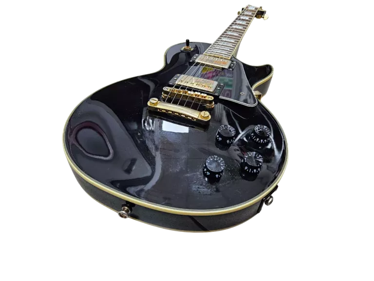 GITARA ELEKTRYCZNA EPIPHONE LP CUSTOM PRO EB + MARSHALL MICROSTACK MS-4
