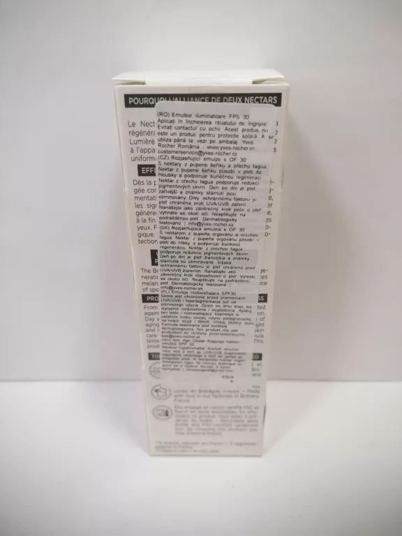 YVES ROCHER EMULSJA ROZŚWIETLAJĄCA SPF 30 ANTI-AGE GLOBAL RADIANCE 50 ML