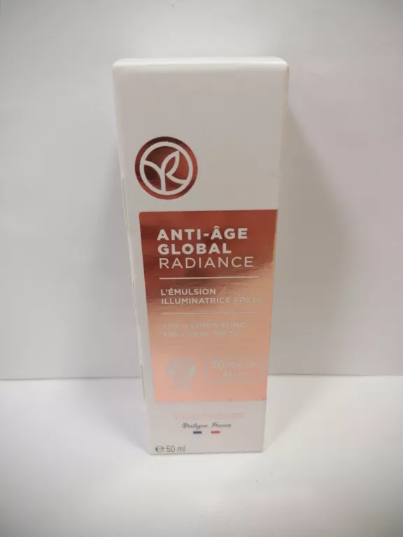 YVES ROCHER EMULSJA ROZŚWIETLAJĄCA SPF 30 ANTI-AGE GLOBAL RADIANCE 50 ML