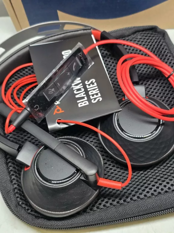 SŁUCHAWKI Z MIKROFONEM POLY BLACKWIRE 5220 STEREO TELEMARKETING