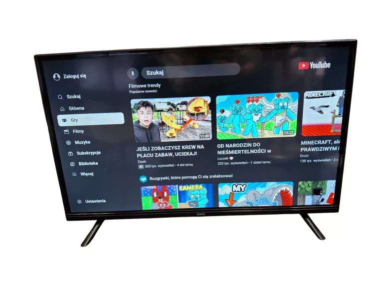 TELEWIZOR LED CHIQ CH32GCDG5N 32" HD READY CZARNY