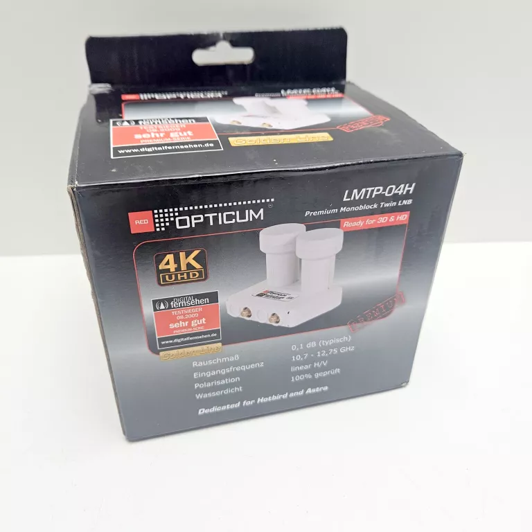 KONWERTER MONOBLOCK TWIN OPTICUM LMTP-04H LNB 4K HD UHD