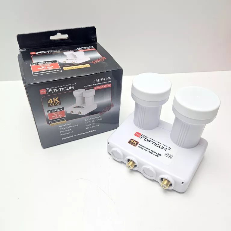 KONWERTER MONOBLOCK TWIN OPTICUM LMTP-04H LNB 4K HD UHD