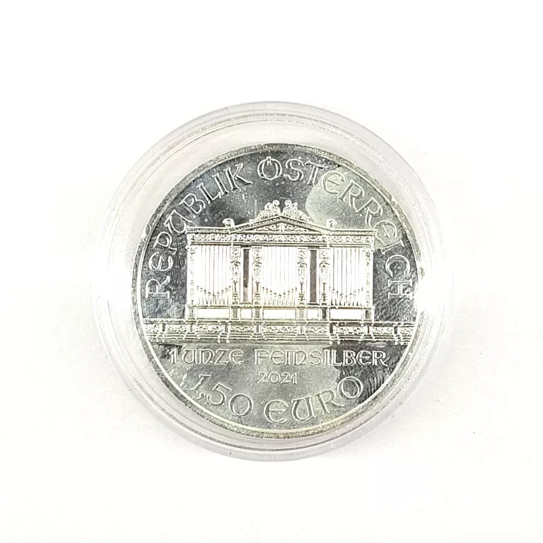 SREBRNA MONETA WIENER PHILHARMONIKER REPUBLIK OSTERREICH 1,5 EURO 2021 1OZ