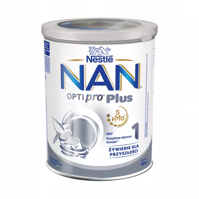 MLEKO POCZĄTKOWE NAN OPTIPRO PLUS 1 5HMO DLA NIEMOWLĄT OD URODZENIA 800G
