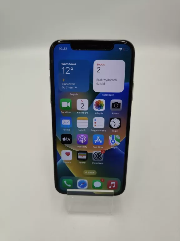 TELEFON IPHONE X 64GB KONDYCJA 99% ZBITY TYŁ NIE DZIAŁA FACE ID